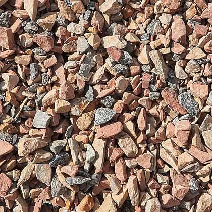 Crushed Stone Multi-colored decorative stone