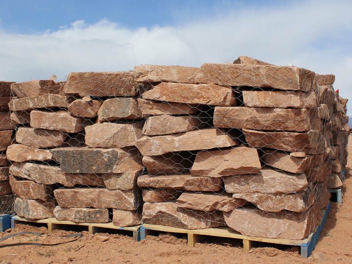 Red Sandtsone Drystack