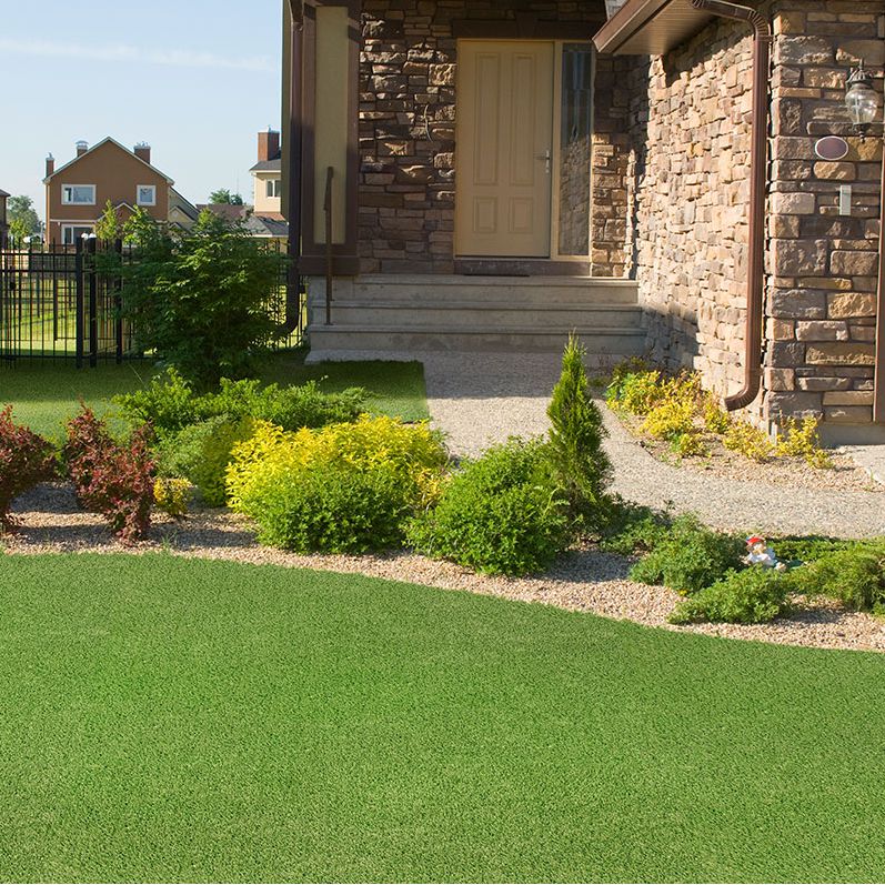 Stone columns for garden displays and talking points