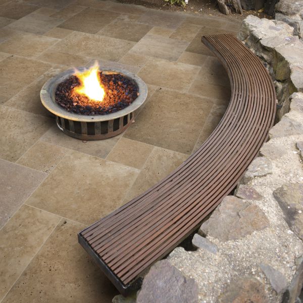 Stone columns for garden displays and talking points