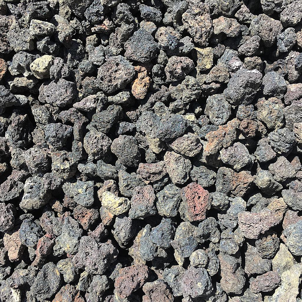 Black 2" Crushed Lava