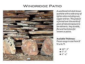[QTWR1030] Windridge 4" Minus Patio