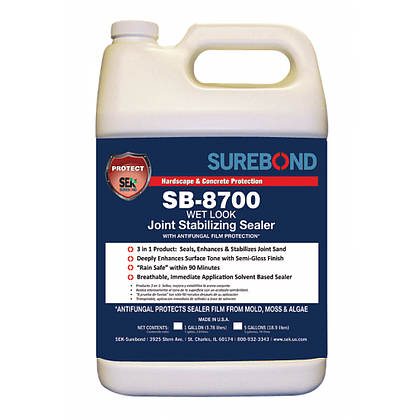 [SBWLJSA8700] Wet-Look Joint Stabilizing & Anti Fungal Sealer SB8700 Gallon